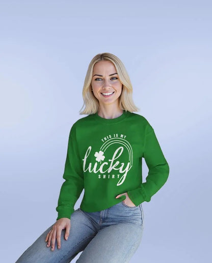 St. Patrick's Day Lucky Sweatshirt - Unisex Heavy Blend™ Crewneck