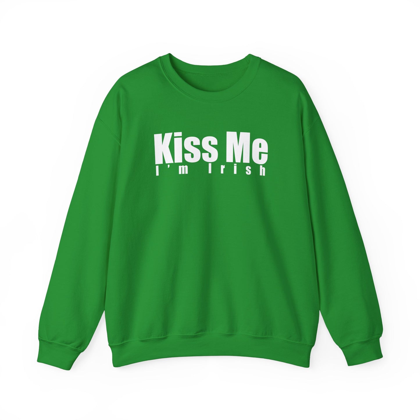 Kiss Me I'm Irish Crewneck Sweatshirt - St. Patrick's Day Sweatshirt