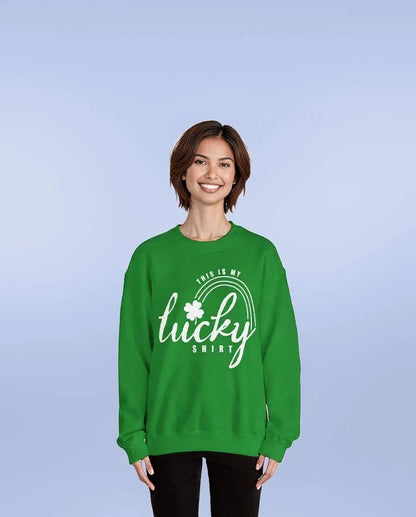 St. Patrick's Day Lucky Sweatshirt - Unisex Heavy Blend™ Crewneck